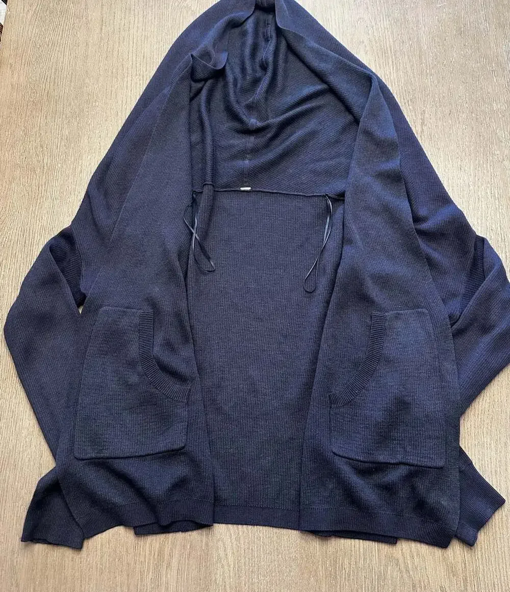 Lululemon Cabin Yogi Reversible Cashmere Blend Open Cardigan Wrap